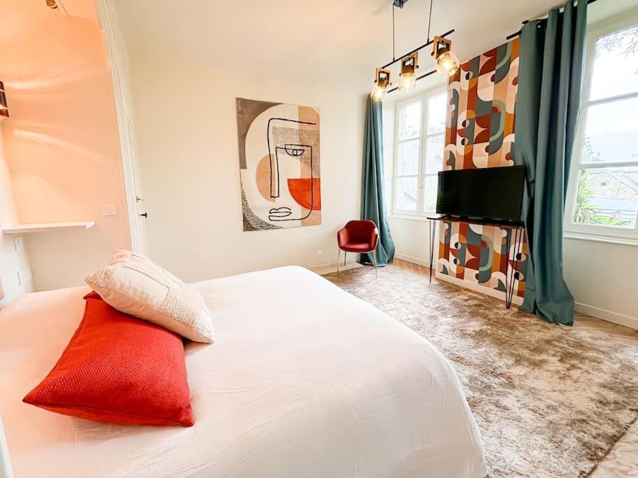 Appartement Cote Jardin - Centre Alençon Esterno foto