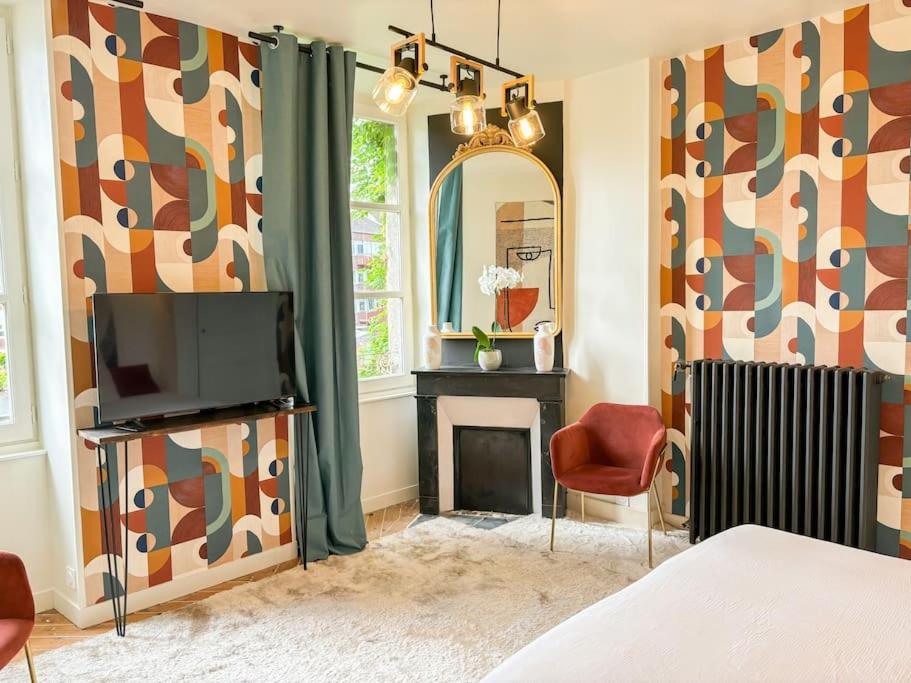 Appartement Cote Jardin - Centre Alençon Esterno foto